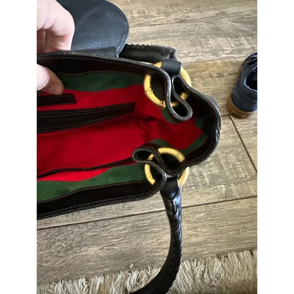 Dooney & Bourke Florentine Leather Satchel Handbag - Picture 9 of 15